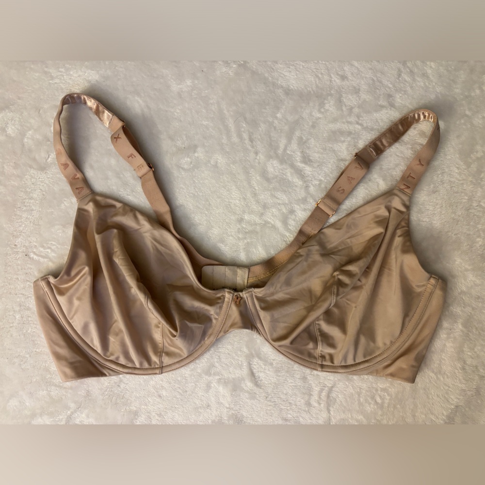 SavageX Fenty - Core Microfiber Unlined Bra - Honey Nude - 44DDD